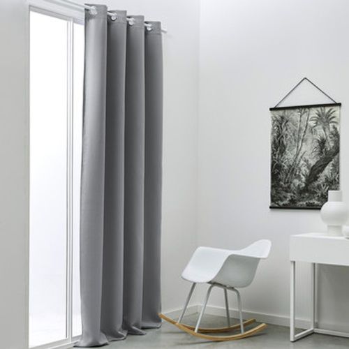 Rideau Occultant 140/240 Polyester Essential Acier 's Curtains, blinds in - Today - Modalova