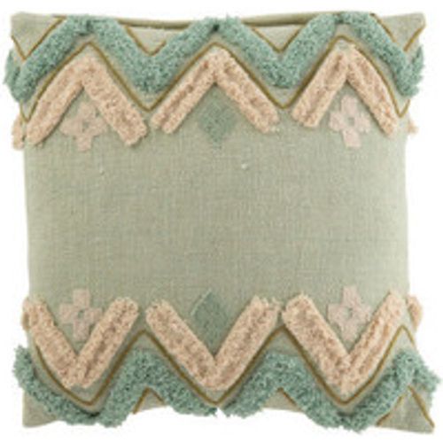 COUSSIN ZIGZAG CARRE COT BLEU (45x45x45cm) 's Pillows in - J-line - Modalova