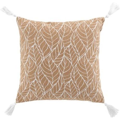 COUSSIN DEHOUS. COMPR. POMPONS 40x40 CM JUTE IMPRIME/POLYCOTON U 's Pillows in - Douceur d intérieur - Modalova