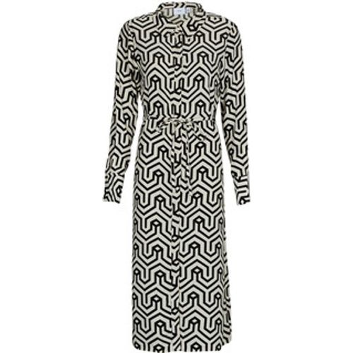 VIDACA SANA L/S MIDI CALF SHIRT DRESS/SU women's Long Dress in - Vila - Modalova