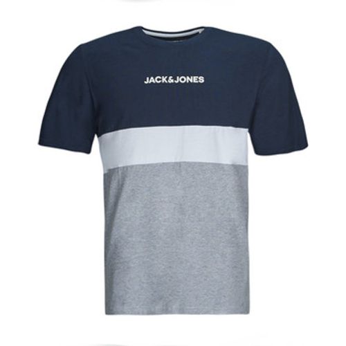 Jack & Jones JJEREID BLOCKING TEE SS men's T shirt in - jack & jones - Modalova