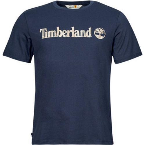 Camo Linear Logo Short Sleeve Tee men's T shirt in - Timberland - Modalova