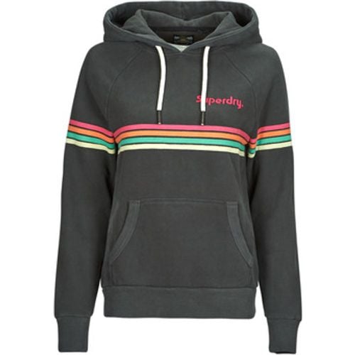 RAINBOW STRIPE LOGO HOODIE women's Sweatshirt in - Superdry - Modalova