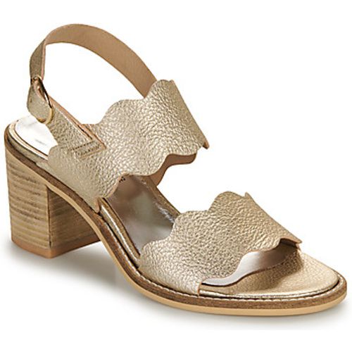 MY02-SAND-TRUNCK-PLATIN=7745MYXX-CUIR-FOULONNE-TRUNK-PLATINE women's Sandals in - Myma - Modalova