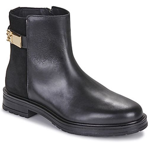 TH LOGO LEATHER MIX CHELSEA women's Mid Boots in - Tommy Hilfiger - Modalova