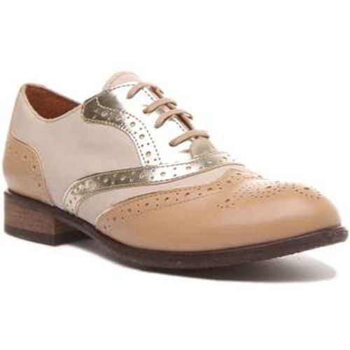 Roxana Lace up Soft Leather Brogue Shoes women's Slip-ons (Shoes) in - Justinreess England - Modalova