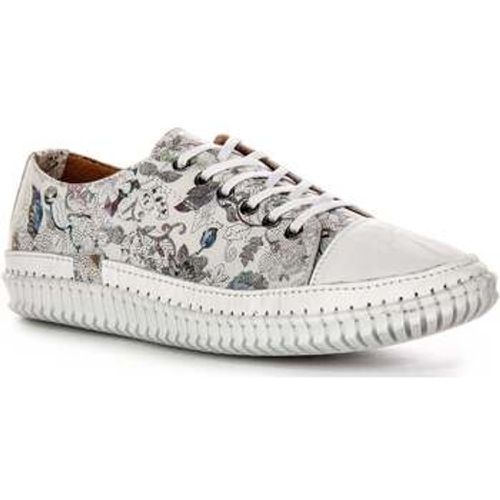 Women Lace up Leather Floral Trainers women's Trainers in - Justinreess England - Modalova