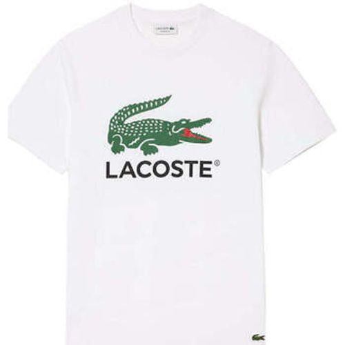 Signature Print Cotton T-Shirt men's in - Lacoste - Modalova