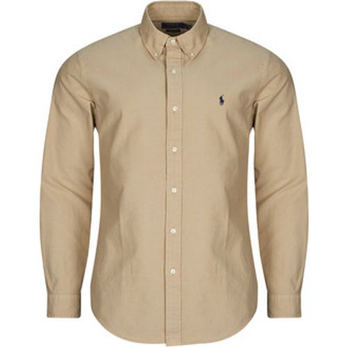 CHEMISE DROITE CUSTOM EN OXFORD LEGER men's Long sleeved Shirt in - Polo Ralph Lauren - Modalova