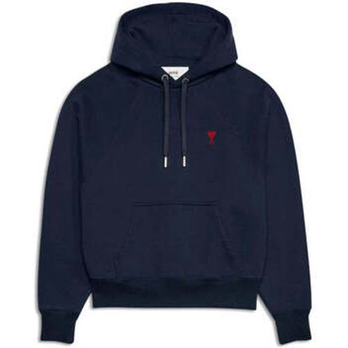 Men's Red de Coeur Navy Print Hoodie men's in - Ami Paris - Modalova