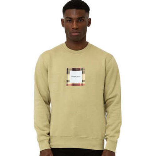 Carter Check Box Crew Sweatshirt Sandstone men's Sweatshirt in - Marshall Artist - Modalova