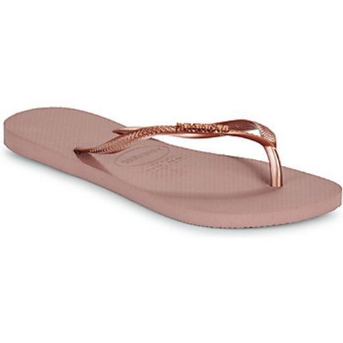 SLIM LOGO METALLIC women's Flip flops / Sandals (Shoes) in - Havaianas - Modalova