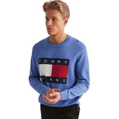 Knitted Flag Sweater Tempo Melange men's Sweatshirt in - Tommy Jeans - Modalova