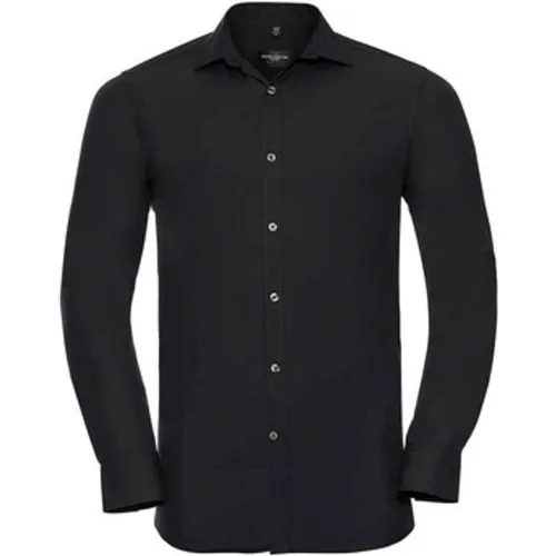 Ultimate men's Long sleeved Shirt in - Russell Collection - Modalova