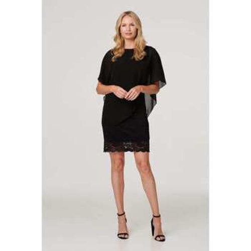 Lace Semi Sheer Poncho Dress women's Dress in - Izabel London - Modalova