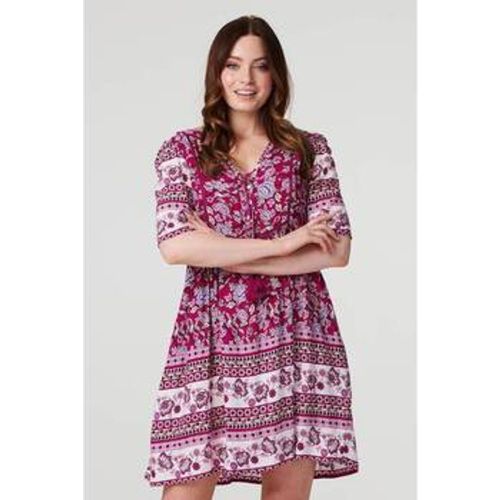 Paisley Tassel Tie Short Dress women's Dress in - Izabel London - Modalova