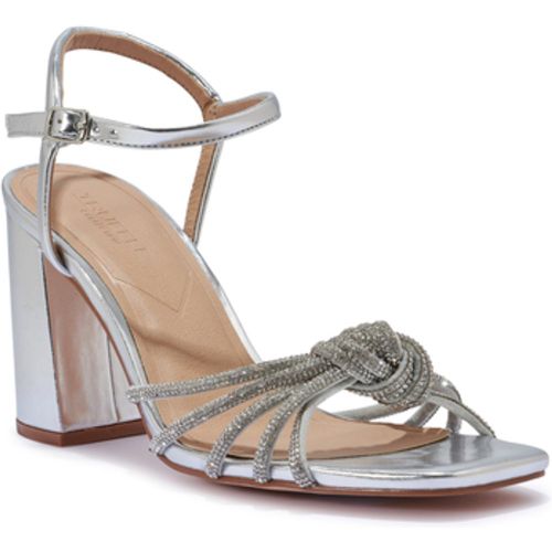 Diamante Embellished Sandals with Block Heel women's Court Shoes in - Truffle Collection - Modalova
