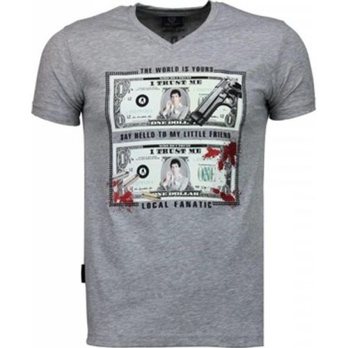 T-Shirt Scarface Dollar - Local Fanatic - Modalova