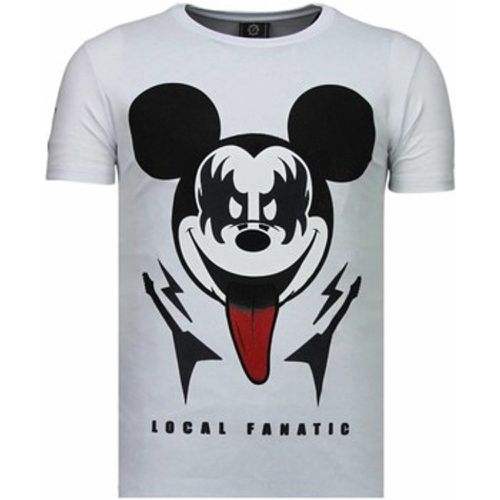 T-Shirt Kiss My Mickey Strass - Local Fanatic - Modalova