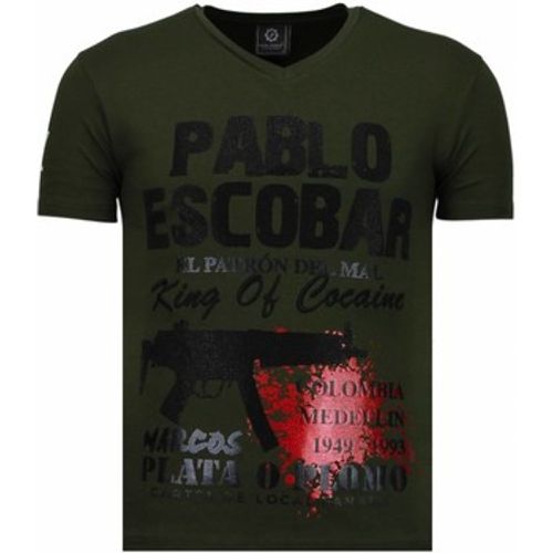 T-Shirt Pablo Escobar Narcos Strass - Local Fanatic - Modalova