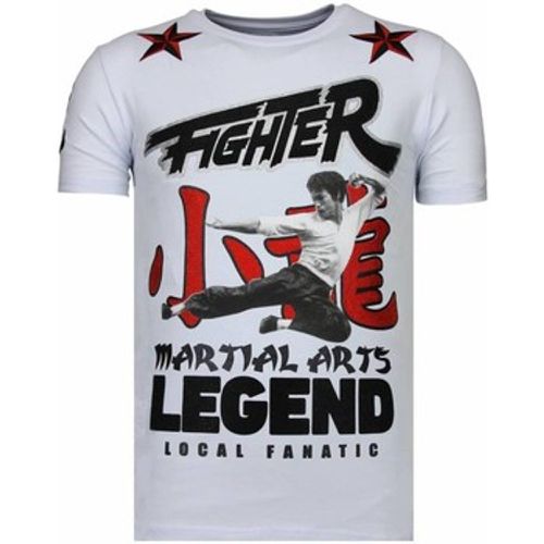 T-Shirt Fighter Legend Strass - Local Fanatic - Modalova