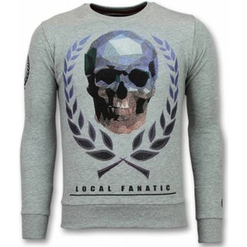 Sweatshirt Totenkopf Skull Strasssteine - Local Fanatic - Modalova