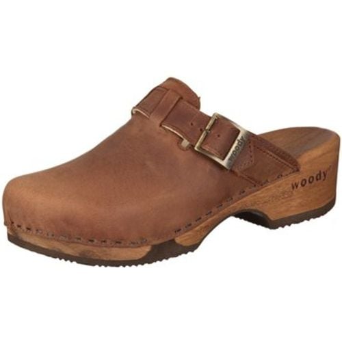 Clogs Pantoletten Manu 6526 tabacco Fettleder 6526 - Woody - Modalova