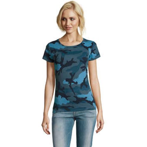 T-Shirt CAMOUFLAGE DESIGN WOMEN - Sols - Modalova