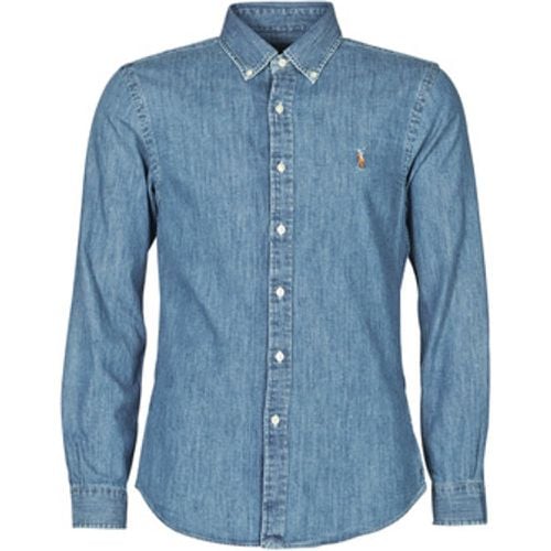 Hemdbluse CHEMISE CINTREE SLIM FIT EN JEAN DENIM BOUTONNE LOGO PONY PLAYER - Polo Ralph Lauren - Modalova