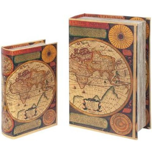 Körbe, Kisten, Regalkörbe World Book Boxen Set 2U - Signes Grimalt - Modalova