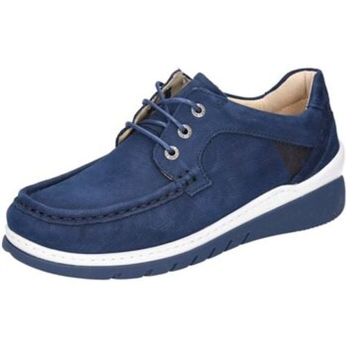 Damenschuhe Schnuerschuhe Time Antique nubuck 0485311 denim - Wolky - Modalova