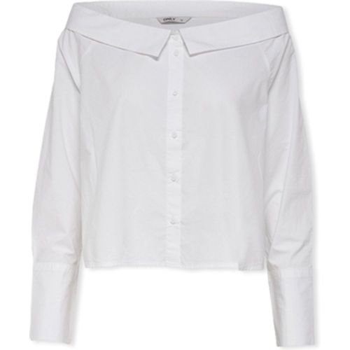 Blusen Off Shoulders Bambi Top - Bright White - Only - Modalova