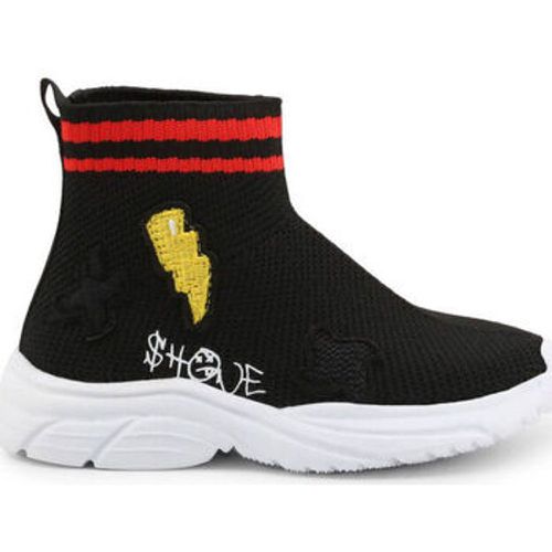 Shone Sneaker 1601-005 Black/Red - Shone - Modalova