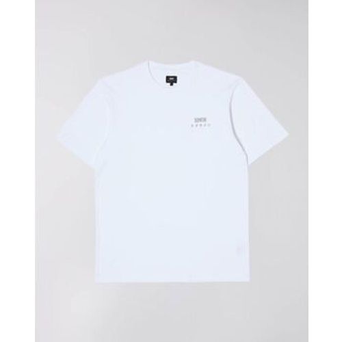 T-Shirts & Poloshirts 45421MC000120 LOGO CHEST-WHITE - Edwin - Modalova