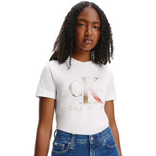 T-Shirt Monogramme CK - Calvin Klein Jeans - Modalova