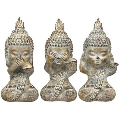 Statuetten und Figuren Figur Buda 3 Einheiten - Signes Grimalt - Modalova