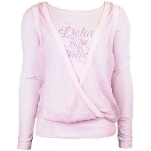 T-Shirt Koszulka Damska Z Długim Rękawem Różowy - Deha - Modalova