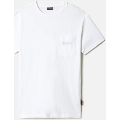 T-Shirt S-MORGEX NP0A4GBP0021-BRIGHT WHITE - Napapijri - Modalova