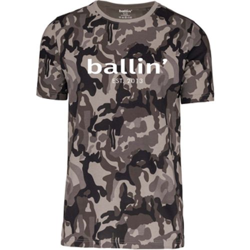 T-Shirt Grijs Camouflage Shirt - Ballin Est. 2013 - Modalova