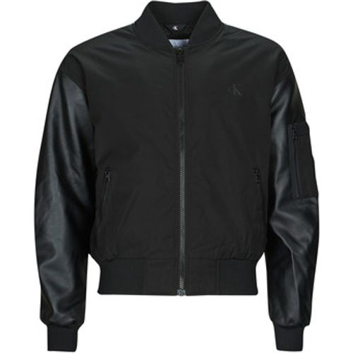 Herren-Jacke FAUX LEATHER BOMBER JACKET - Calvin Klein Jeans - Modalova