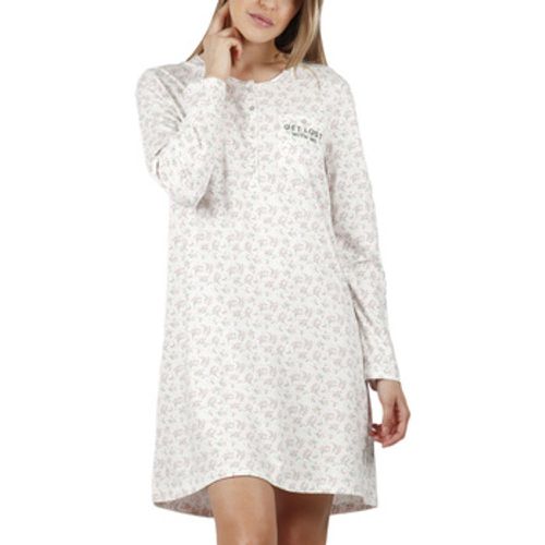 Pyjamas/ Nachthemden Langärmeliges Nachthemd Get Lost - Admas - Modalova