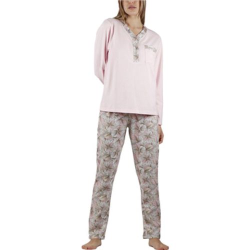 Pyjamas/ Nachthemden Pyjama Hausanzug Hose Top Langarm Made With Love - Admas - Modalova