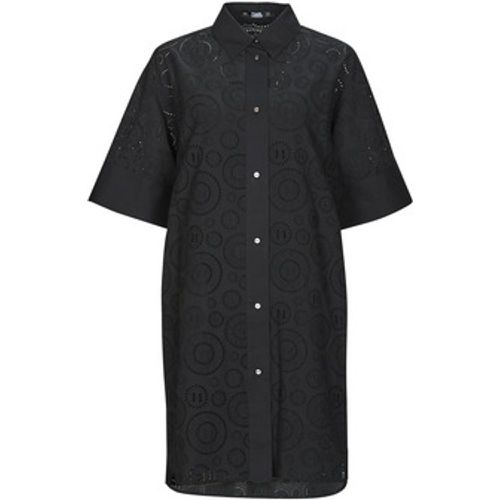 Kurze Kleider BRODERIE ANGLAISE SHIRTDRESS - Karl Lagerfeld - Modalova