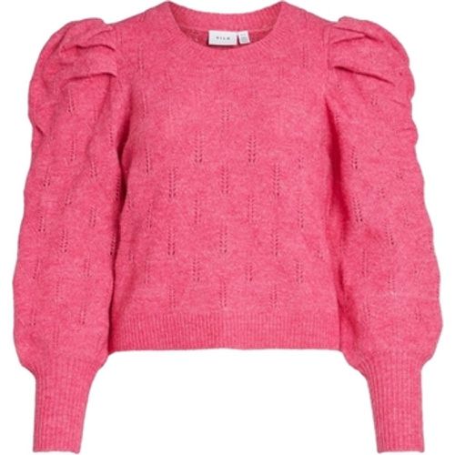 Pullover Knit Elania L/S - Fandango Pink - Vila - Modalova