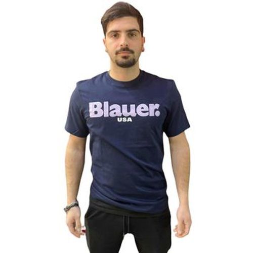 Blauer T-Shirt - Blauer - Modalova