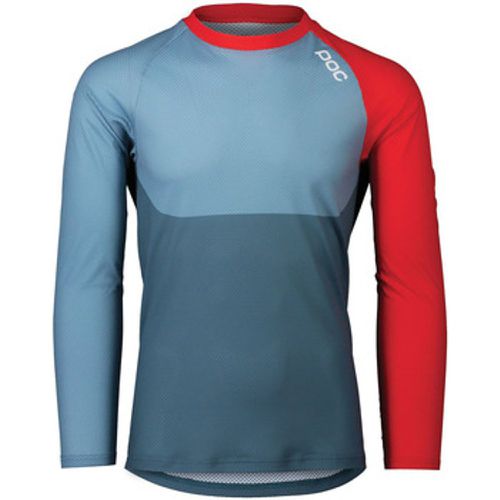 T-Shirts & Poloshirts 52844-8282 MTB PURE LS JERSEY CALCITE BLUE/PROSMANE RED - POC - Modalova