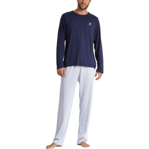 Pyjamas/ Nachthemden Pyjama Hose Top Langarm Stripes And Dots - Admas - Modalova