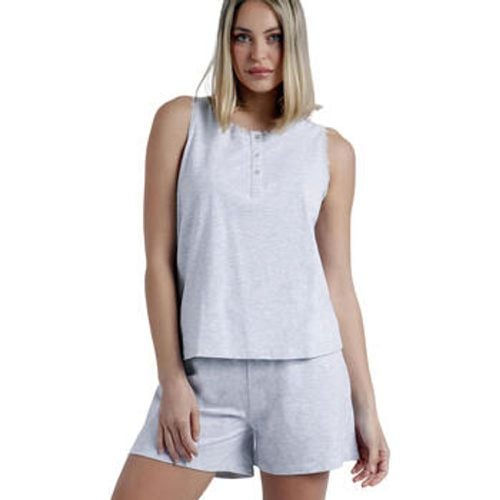 Pyjamas/ Nachthemden Pyjama Shorts Tank Top Romantic Grey - Admas - Modalova