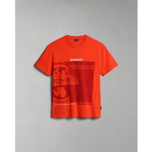 T-Shirts & Poloshirts S-MANTA NP0A4H2C-R05 RED CHERRY - Napapijri - Modalova