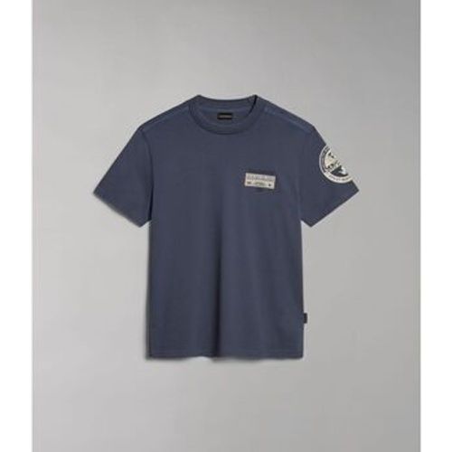 T-Shirts & Poloshirts S-AMUNDSEN NP0A4H6B-B4D BLU GRISAIL - Napapijri - Modalova